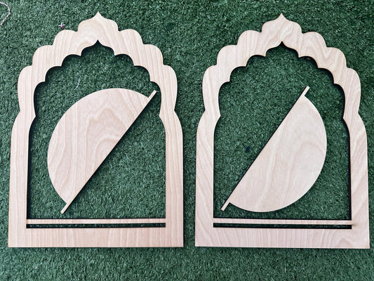 DIY Jharokha Set of 3 – Perfect for Diwali Decor, Home Decoration, and Creative Projects, Jharokhas, Diy Jharokhas, Jharokha Blank Set of 3