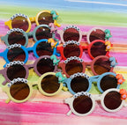Personalized Sunglasses for Kids, Daisy Sunglasses for kids, Toddler Sunglasses, Flower Glasses, Custom Glasses, Party Favors, Valentines