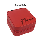 Personalized 4"x4" Travel Jewelry Boxes