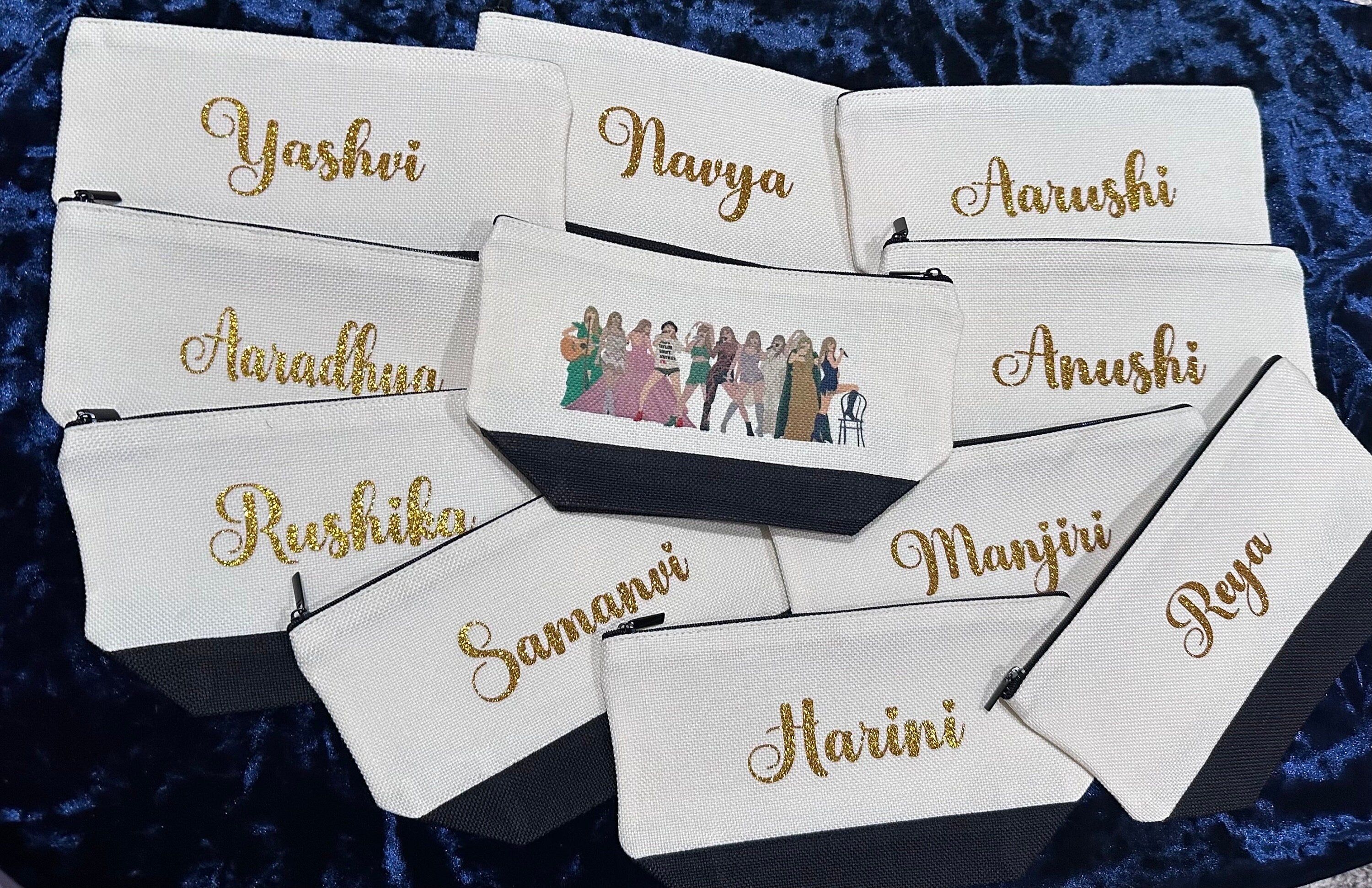 Eras Makeup Bag, Makeup Bag, Casmetic Bag, Party Favors, Birthday Favors, Pencil Bags, T.S Makeup Bag, Unique Gifts, Custom Gifts