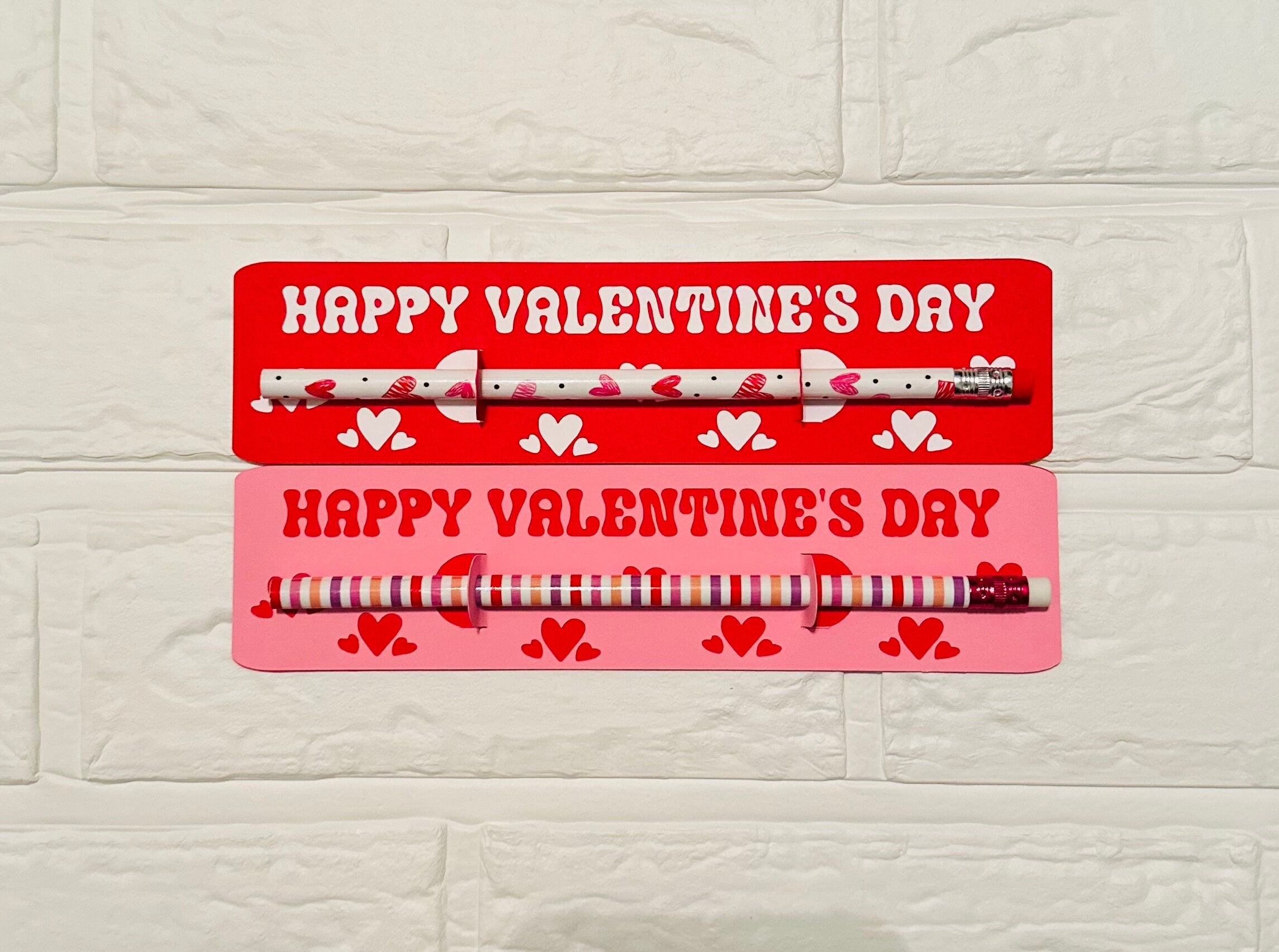 Kids Classroom Valentines,Pencil Valentines,Pencil Cards,Pencil Holders,Pencil holder cards,Valentine Pencil Cards