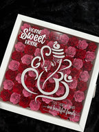 Shadow Box - Ganesh Custom Shadow Box, Housewarming Shadow Box, Custom Shadow Box, Housewarming Gifts, Paperflower Shadow Box, Custom Gifts