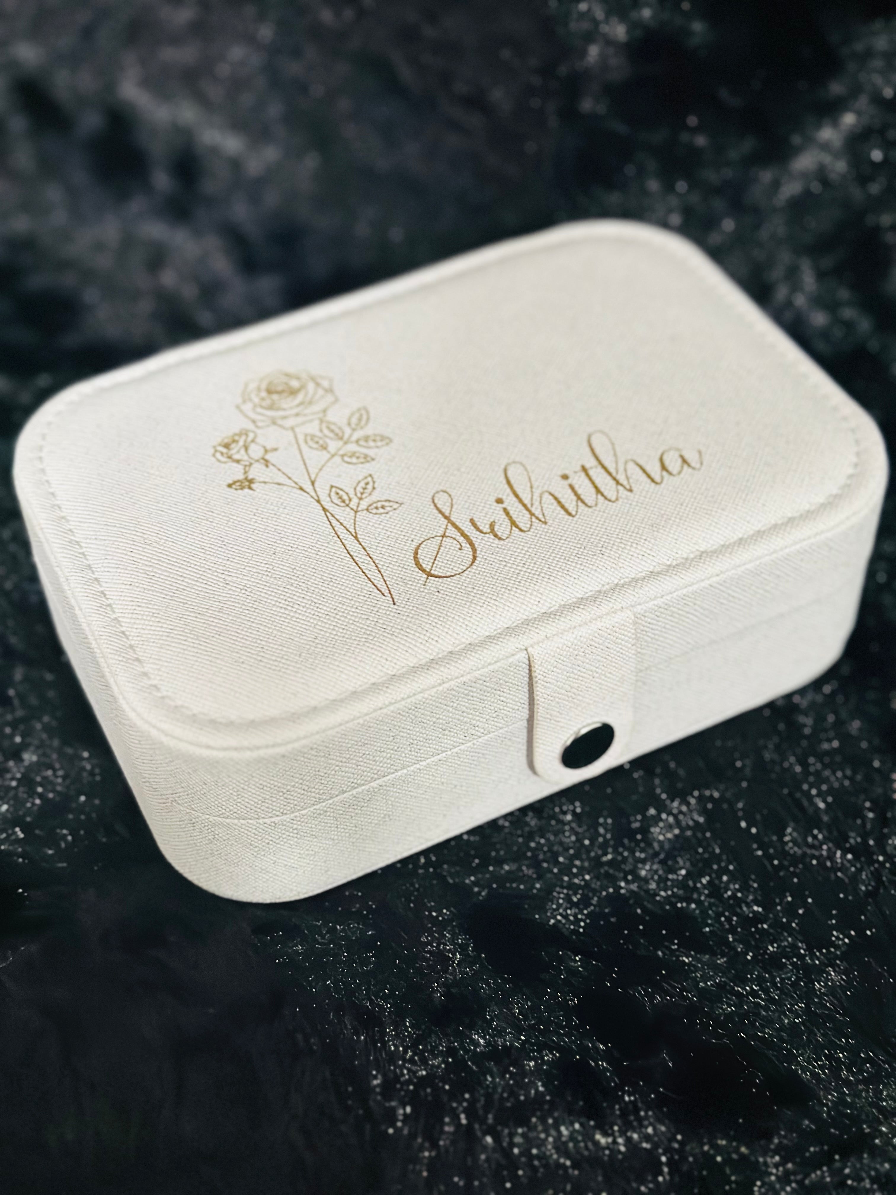 Personalized Jewelry Box, Bride Gift, Bridal Party Gifts, Bridesmaid Gifts Proposal, Christmas Gifts for Her, Personalized Gift for Her