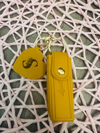 Personalized Lipstick Holder Keychain