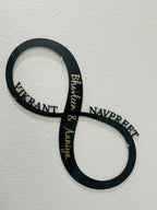 Custom Infinity Family Name Sign Acrylic/Wood