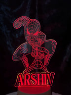 Spiderman Night Light, Kids Night Light, Cute Night Light, Custom Night Light, Gift for Kids, Personalized Night Light, Night Light, Gifts