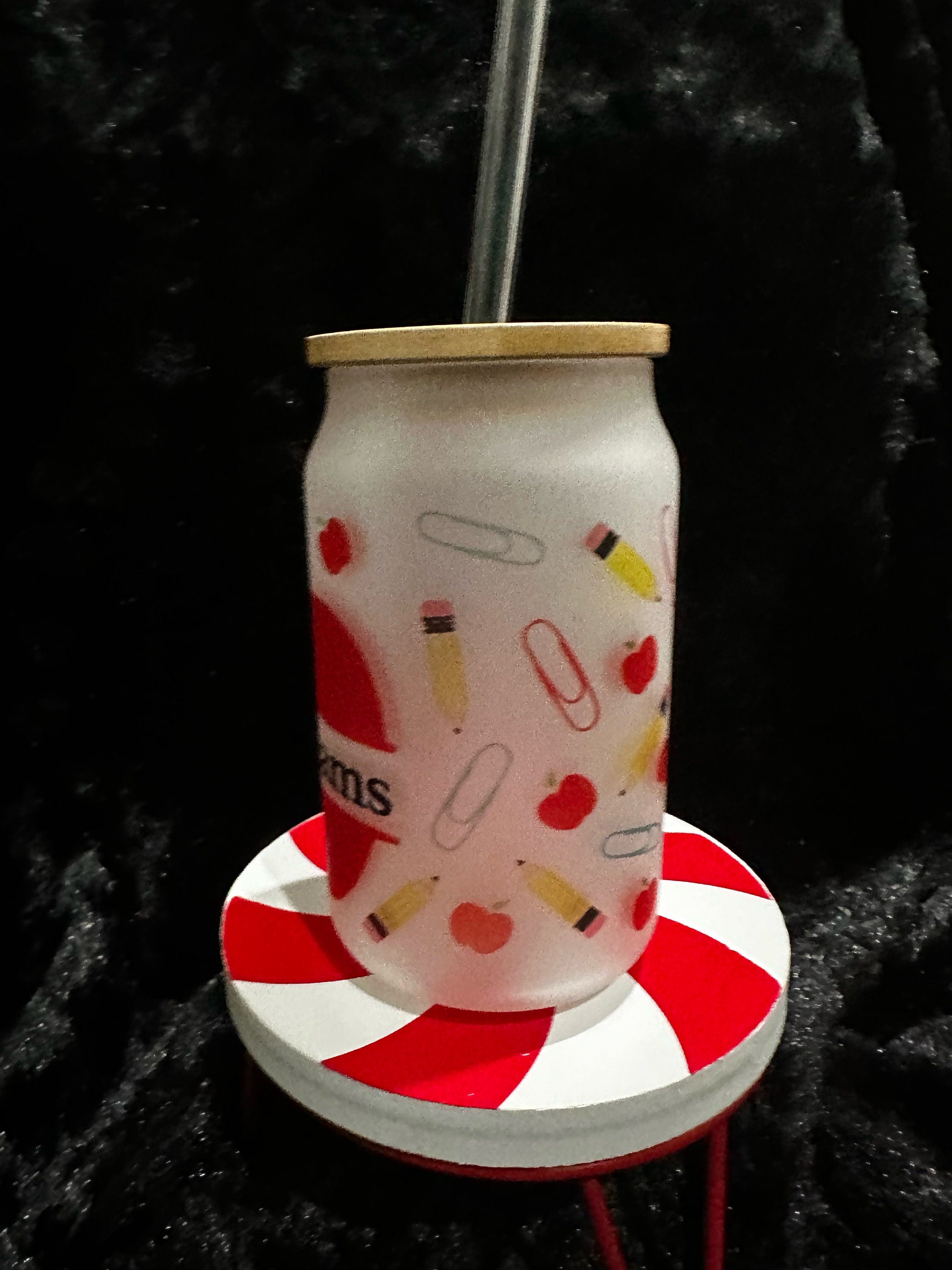 Teacher Glass Can, Teacher Appreciation Glass Can, Teacher Gifts, Teacher Appreciation Gifts,Teacher Year end Gifts, Teacher, Glass Tumbler