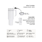 Custom 40oz & 30oz Tumbler – Personalized Logo or Name | Insulated Travel Mug with Straw