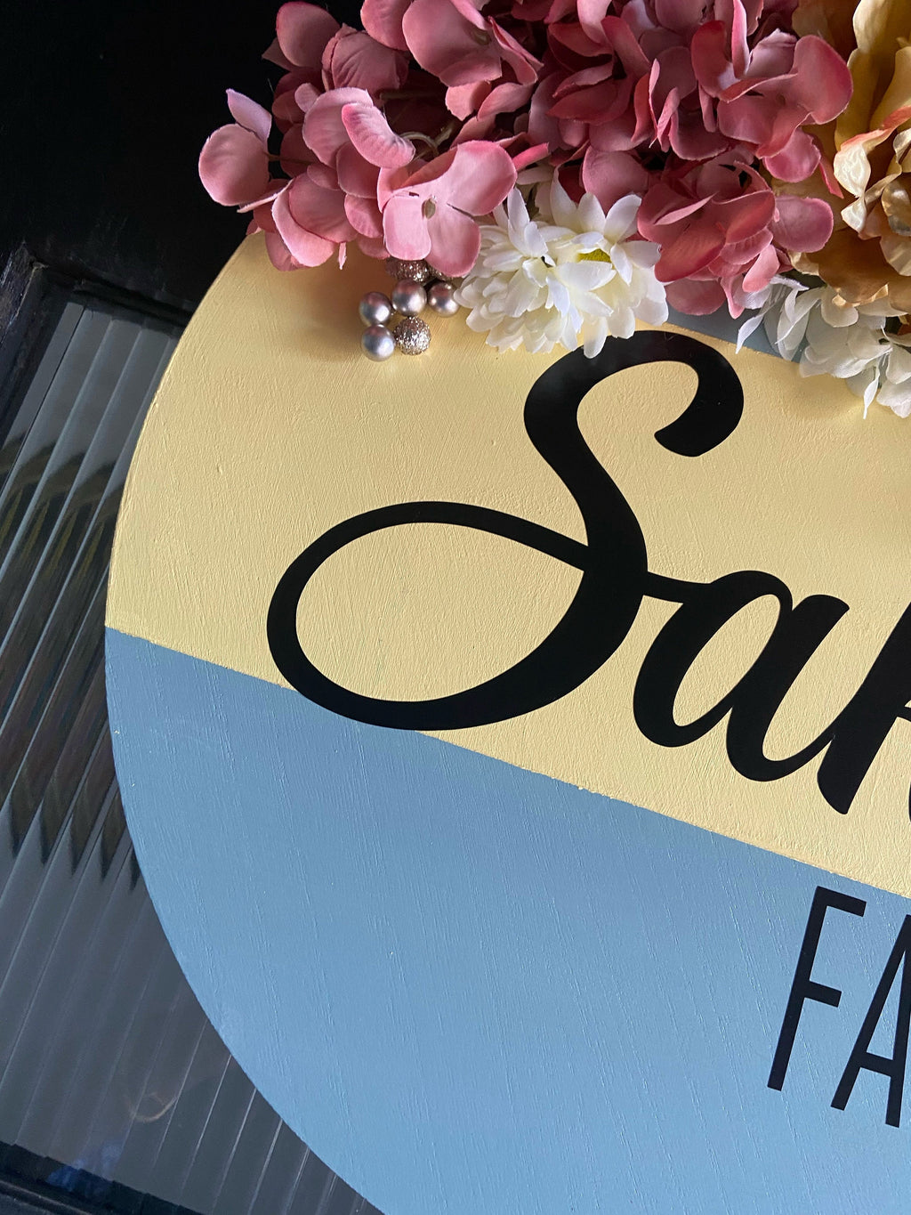 Wooden Round Door Hanger,Customised Door Sign,Welcome Door sign,Door Hanger