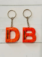 Letter Keychain, Resin Keyring, Resin Backpack keychain, Resin Return Gifts, Monogram Resin Keychain, Resin Birthday Gifts, Birthday Gifts