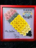Teacher Shadow Box, Teacher Gifts, Teacher Appreciation Gifts, Pencil Shadow Box, Shadow Box, Teacher End of the year Gifts, Teacher, Gifts
