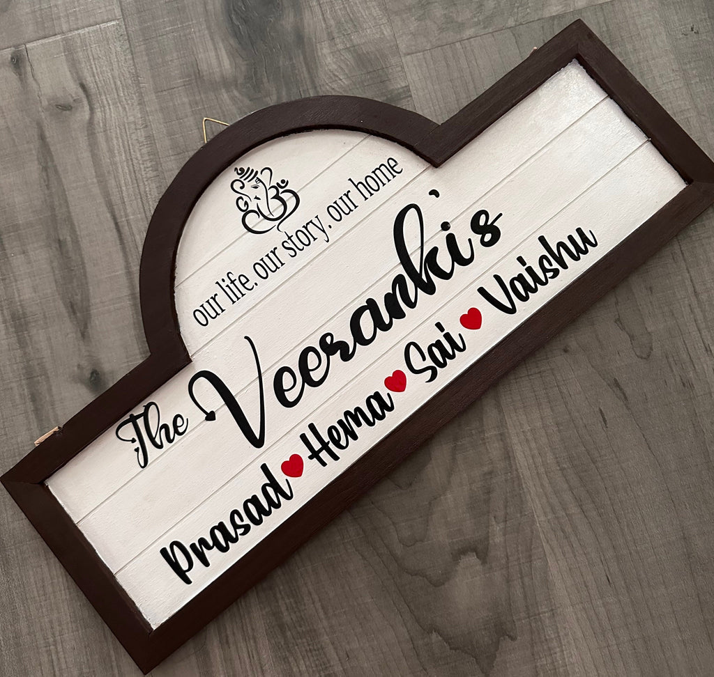 Family Name Sign,Name Boards,Family Name Boards,Entryway Sign,Indian Family Name Boards,Welcome Board