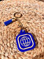 Custom QR Code Keychain with NFC | Personalized Acrylic Keyring for Small Business & Creators