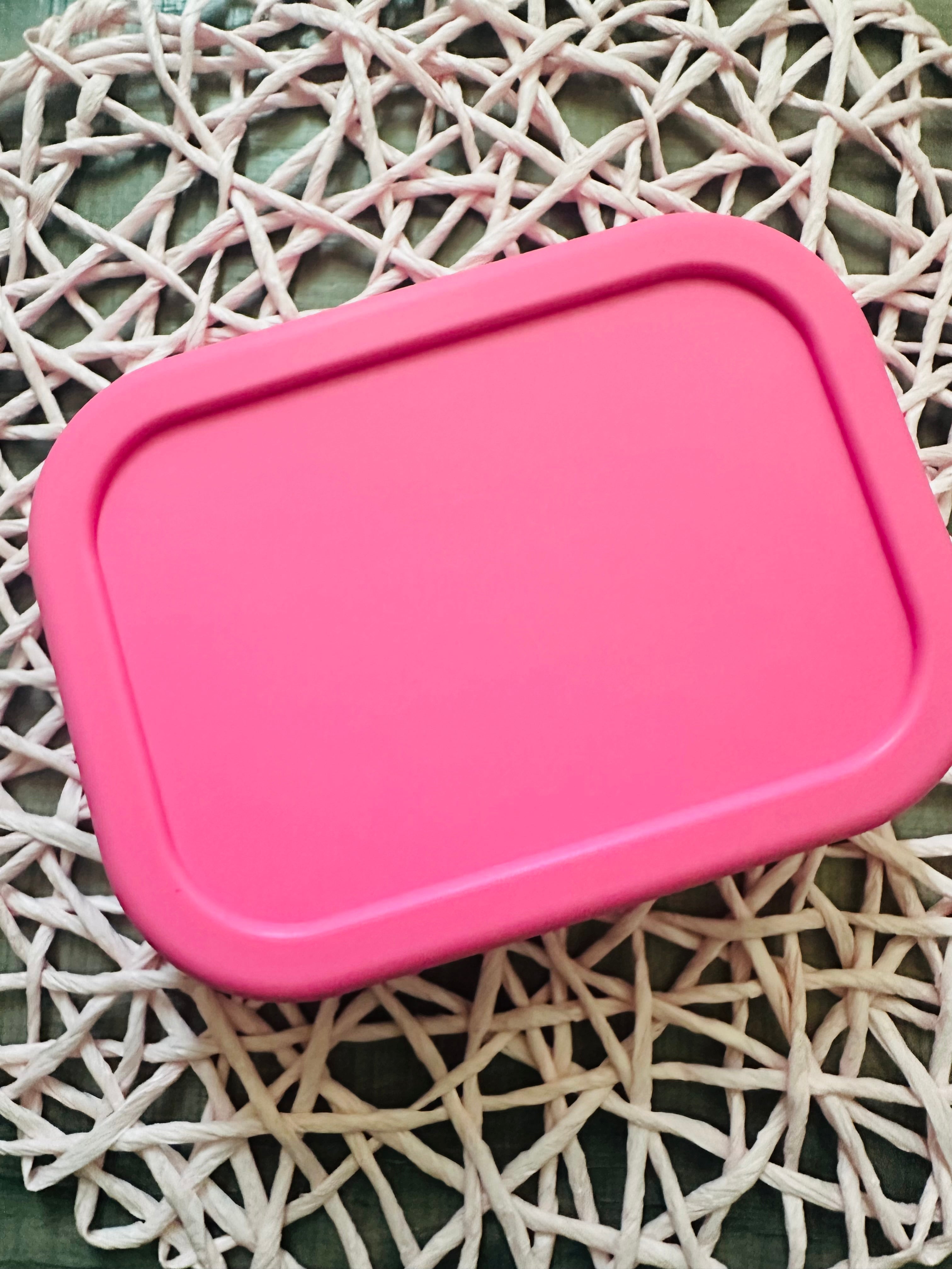Custom Engraved Silicone Bento Lunch/Snack Box