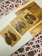 Football Earrings