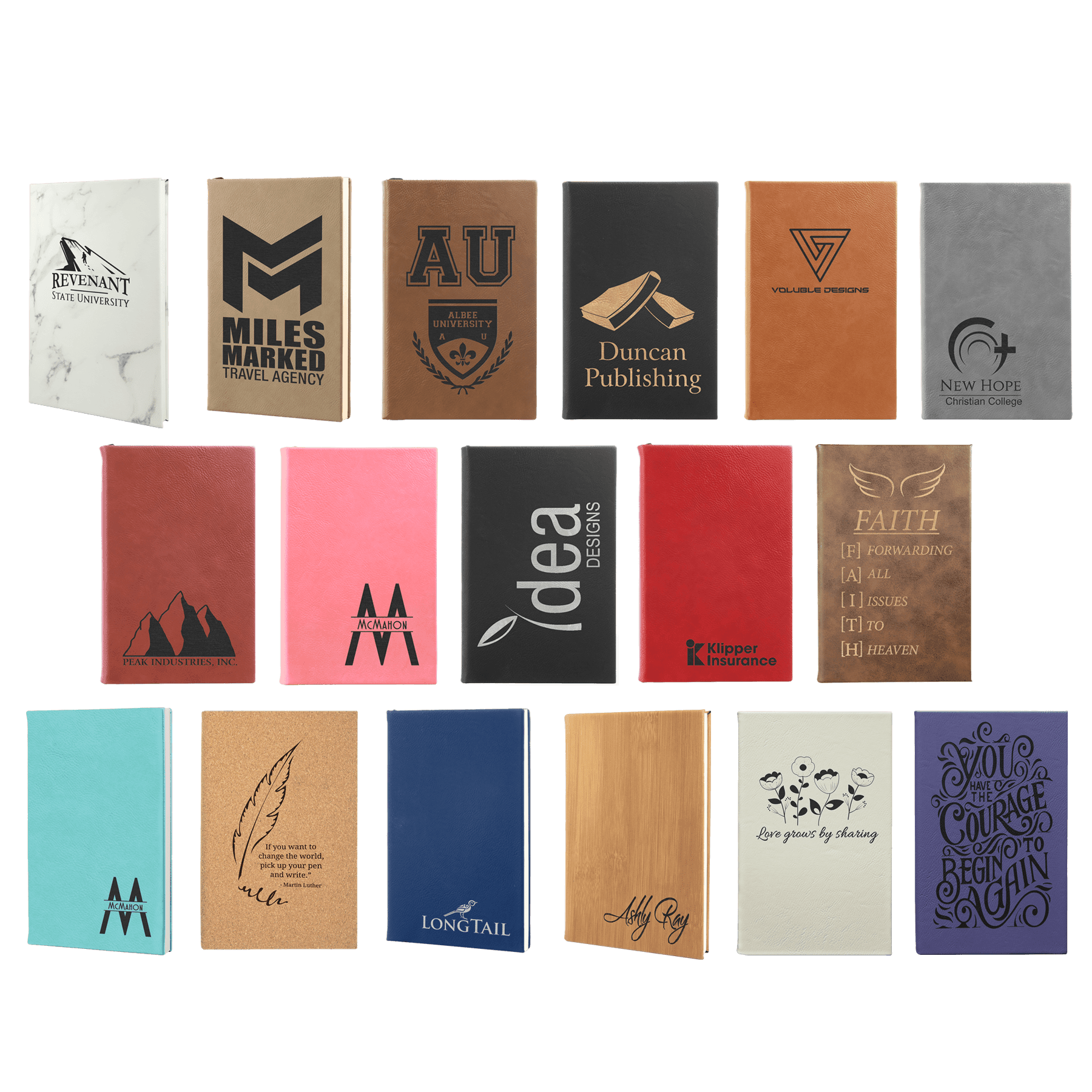 Premium Custom Leatherette Journals – Personalized with Name or Logo