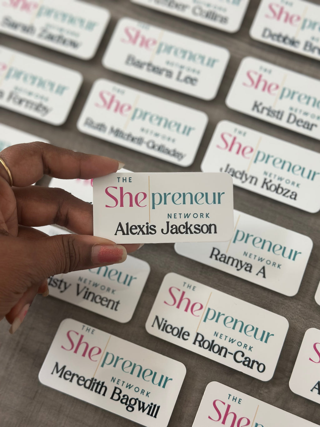 Custom Magnetic Name Badges – Personalized with Your Logo & Text