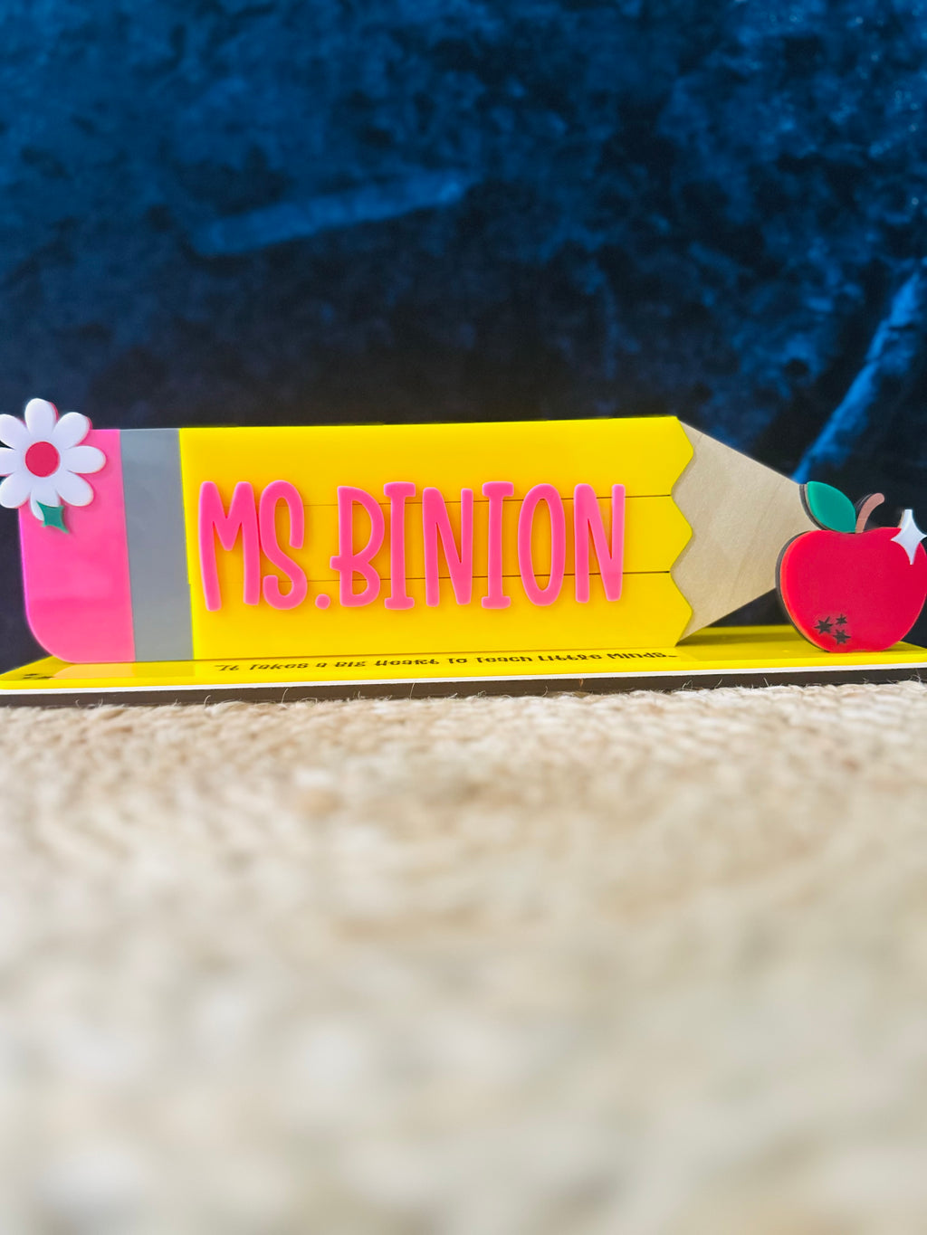 Personalized Back-to-School Desk Sign for Teachers