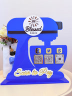 Custom Acrylic Stand Mixer QR Sign for Business – Payments, Socials & More