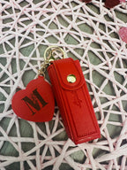 Personalized Lipstick Holder Keychain