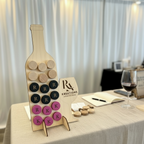 Personalized Engraved Wine Stopper – Custom Name Bottle Stopper in Wood, Black or Pink