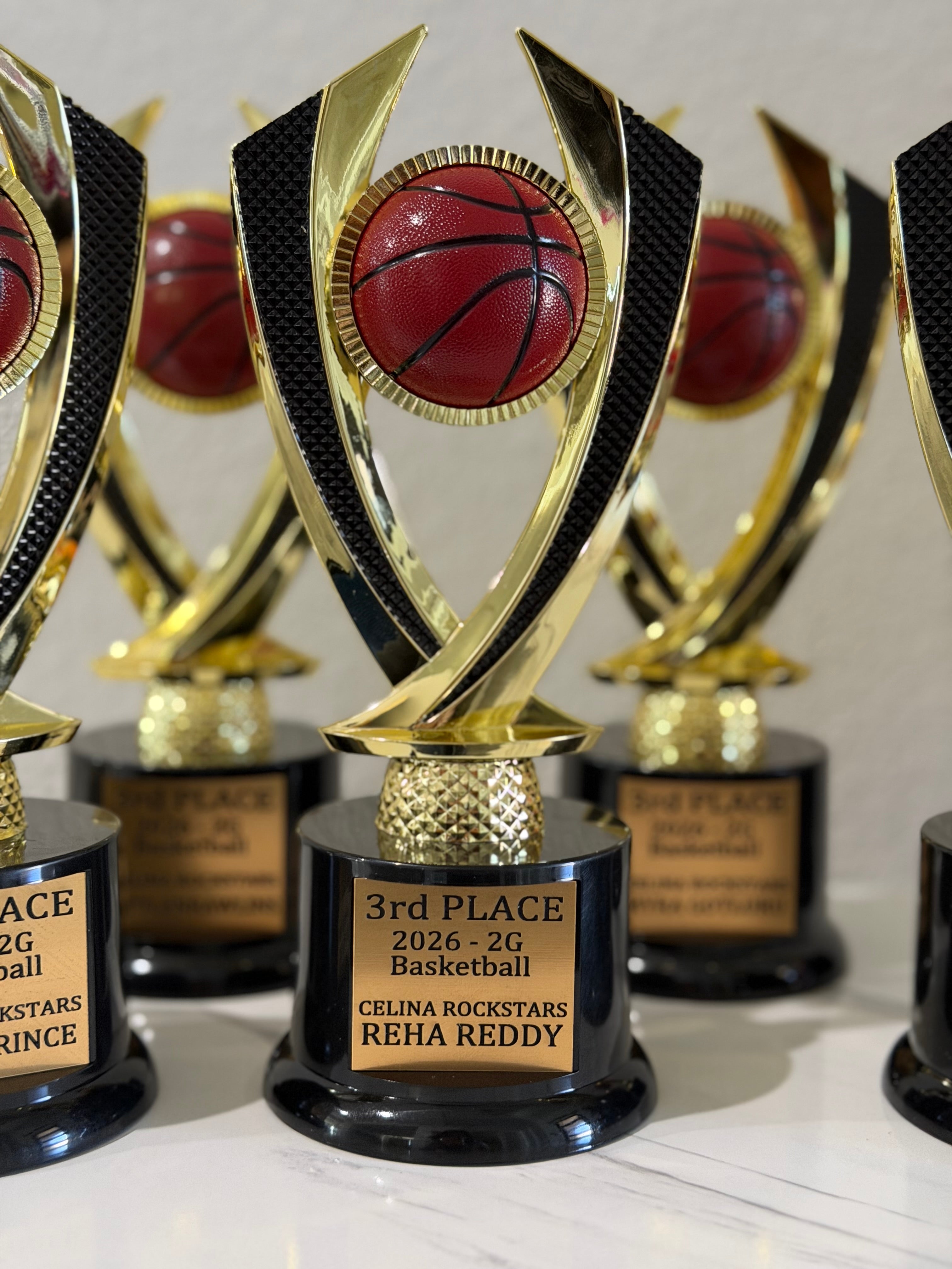 Custom Sports Trophy Award – Personalized Basketball, Baseball, Softball & Football Team Trophy
