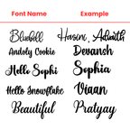 Custom Wooden Name Sign