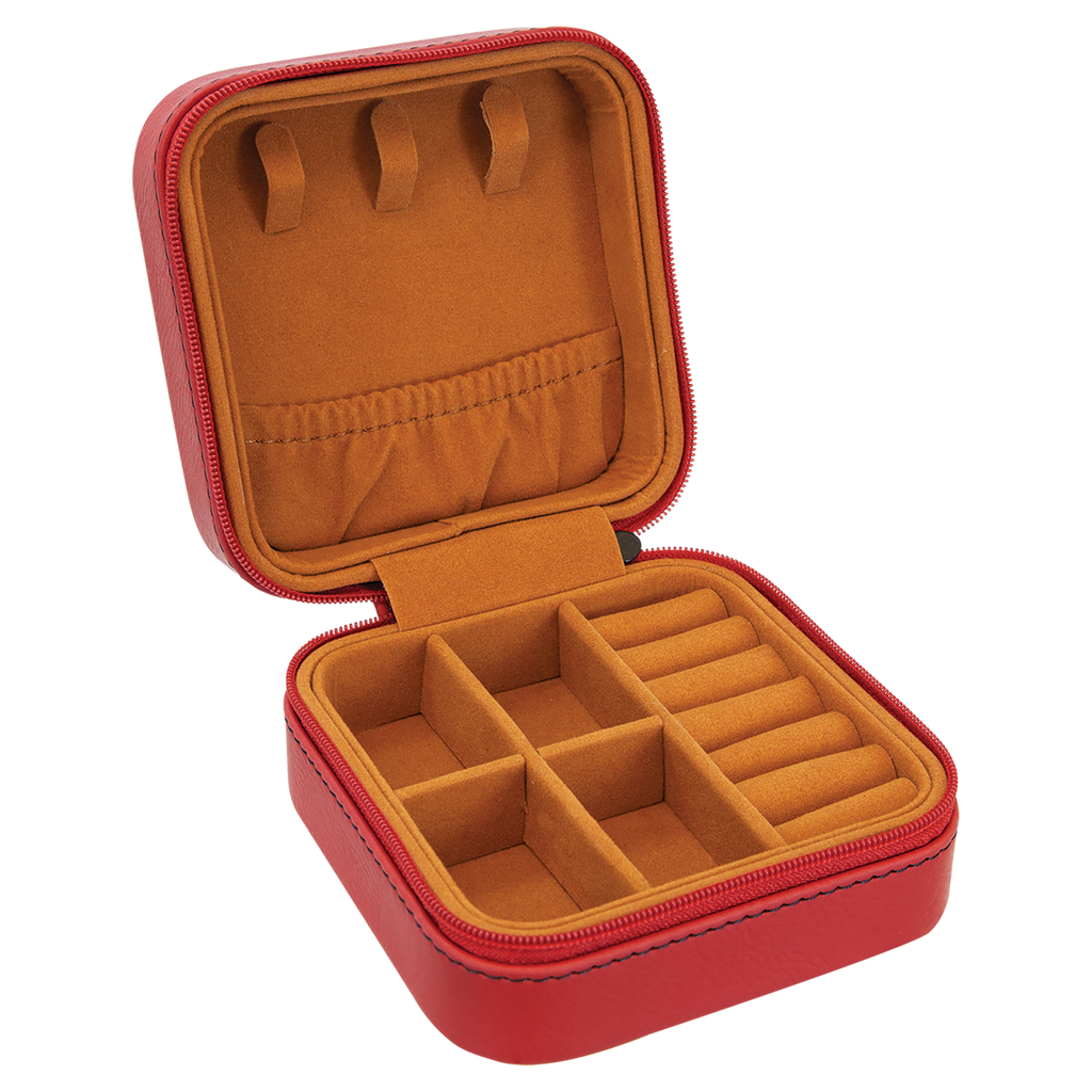 Personalized 4"x4" Travel Jewelry Boxes