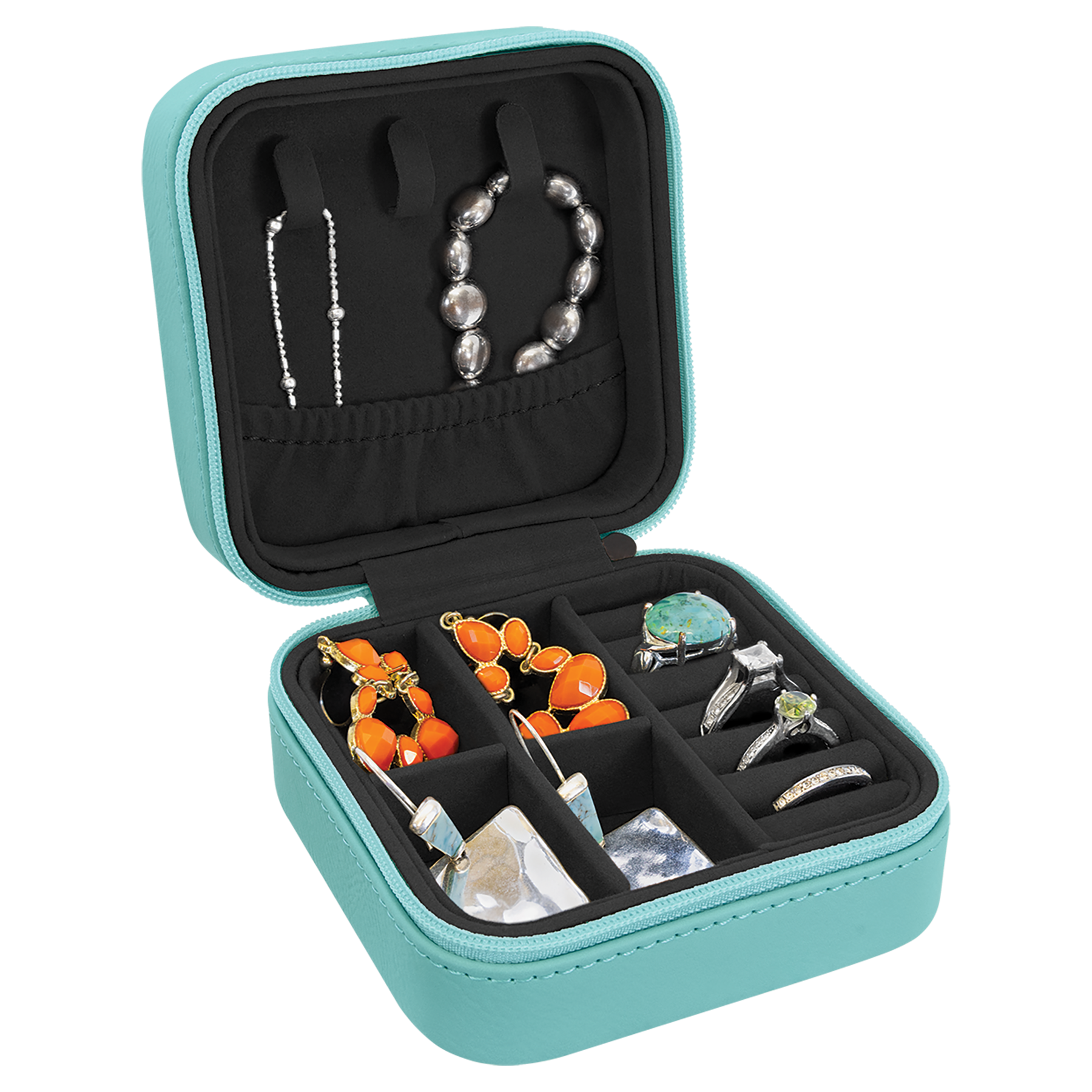 Personalized 4"x4" Travel Jewelry Boxes