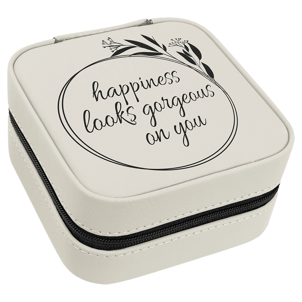 Personalized 4"x4" Travel Jewelry Boxes