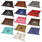 Custom Leather Valet Tray – Engraved with Logo or Initials | Perfect Corporate Gift