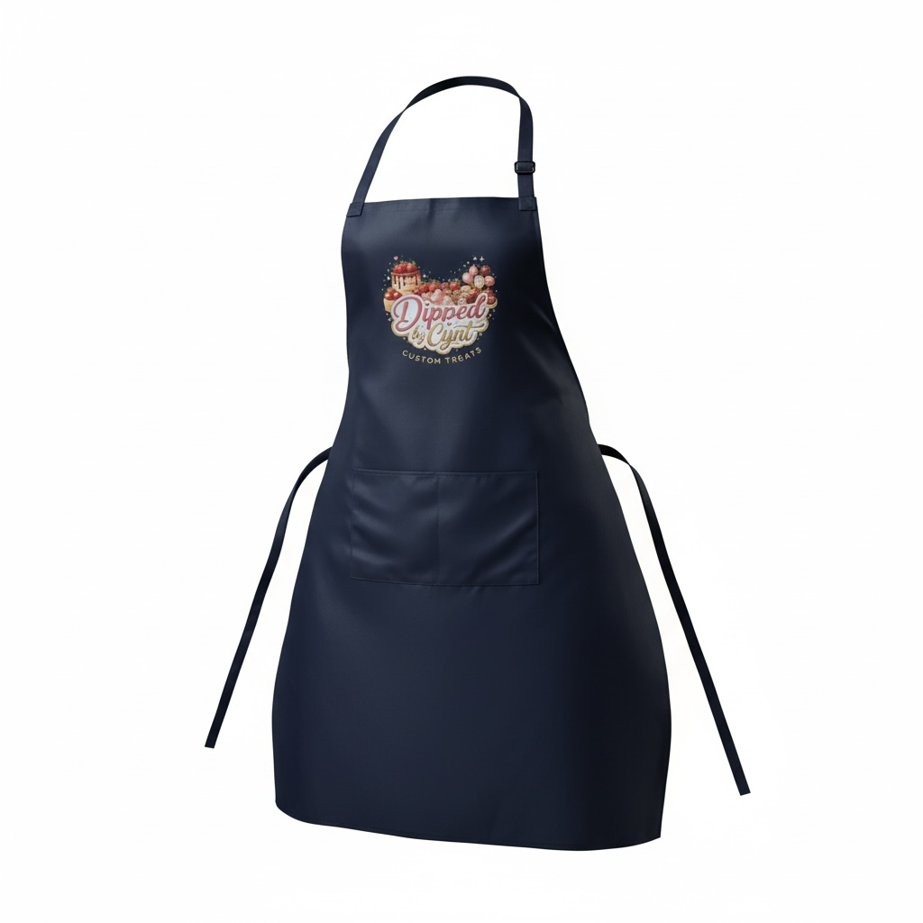 Custom Logo Full-Length Apron with Pockets