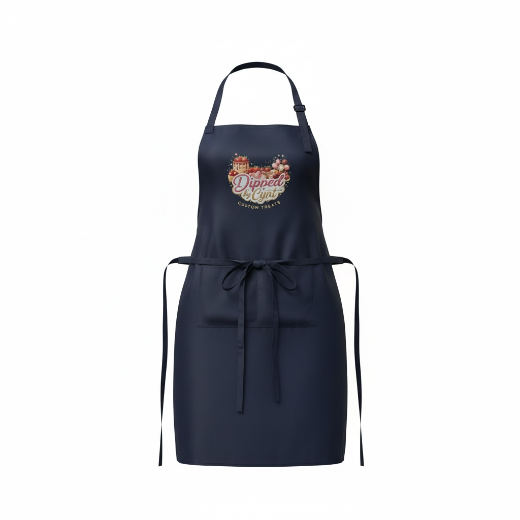 Custom Logo Full-Length Apron with Pockets