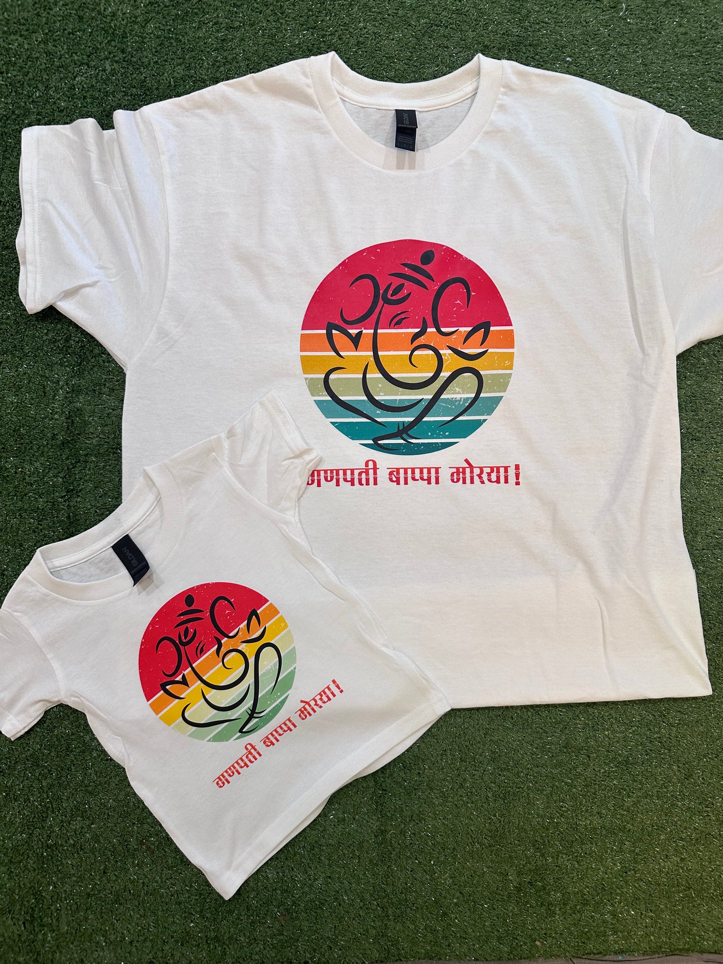 Ganesh Graphic Tee – Custom Logo & Name on Back