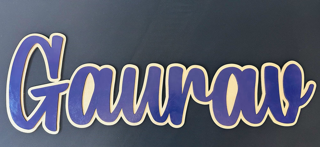 Custom Wooden Name Sign