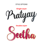 Custom Wooden Name Sign