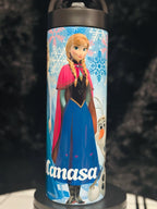 Elsa Water Tumbler, Custom Water Tumbler, 16oz 20oz Custom Tumbler, Water Tumbler for Kids, School Water Bottle, Kids Return Gifts