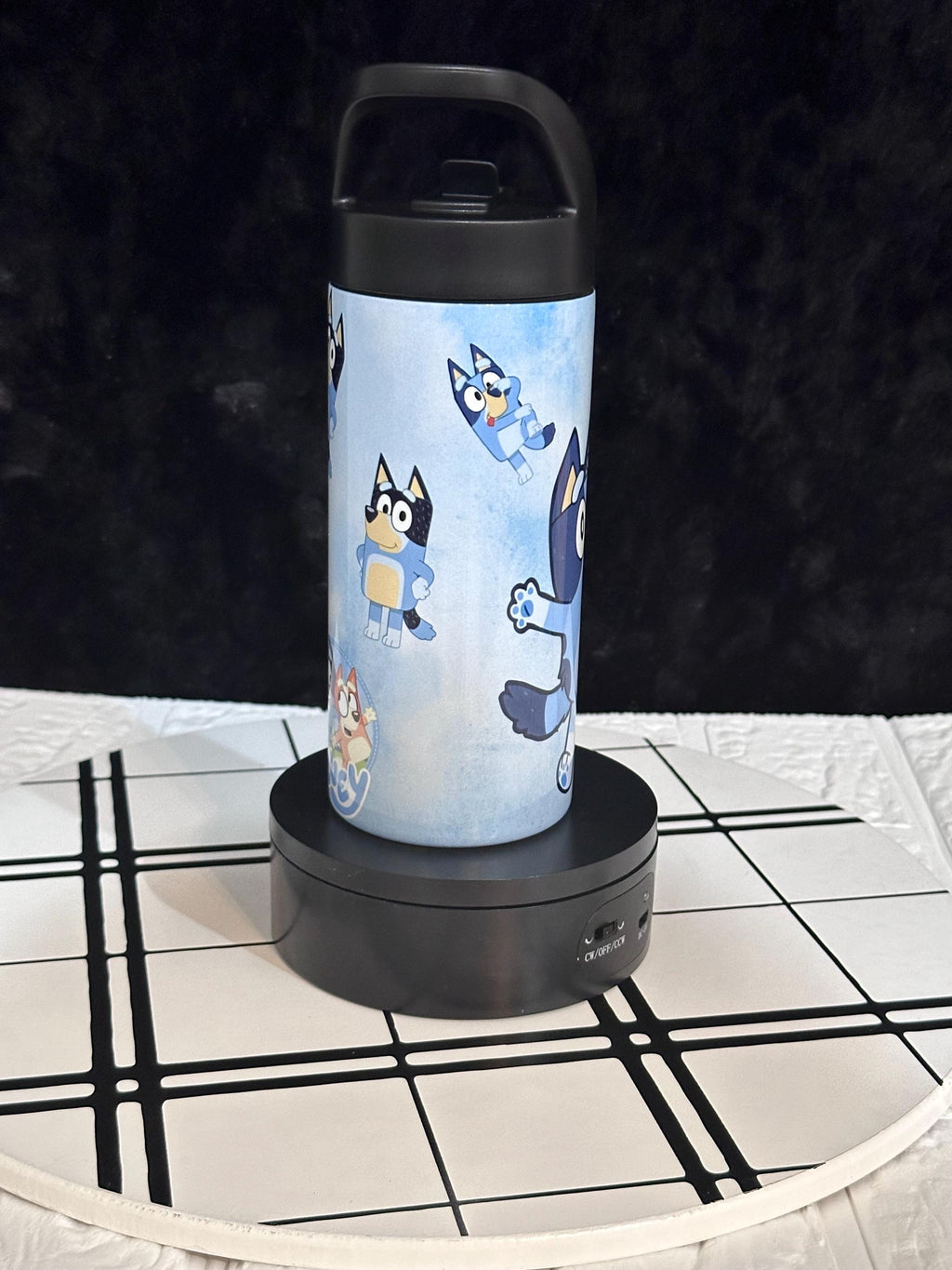 Bluey Water Tumbler, Custom Water Tumbler, 16oz 20oz Custom Tumbler, Water Tumbler for Kids, School Water Bottle, Kids Return Gifts, Bluey
