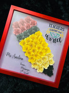Teacher Shadow Box, Teacher Gifts, Teacher Appreciation Gifts, Pencil Shadow Box, Shadow Box, Teacher End of the year Gifts, Teacher, Gifts