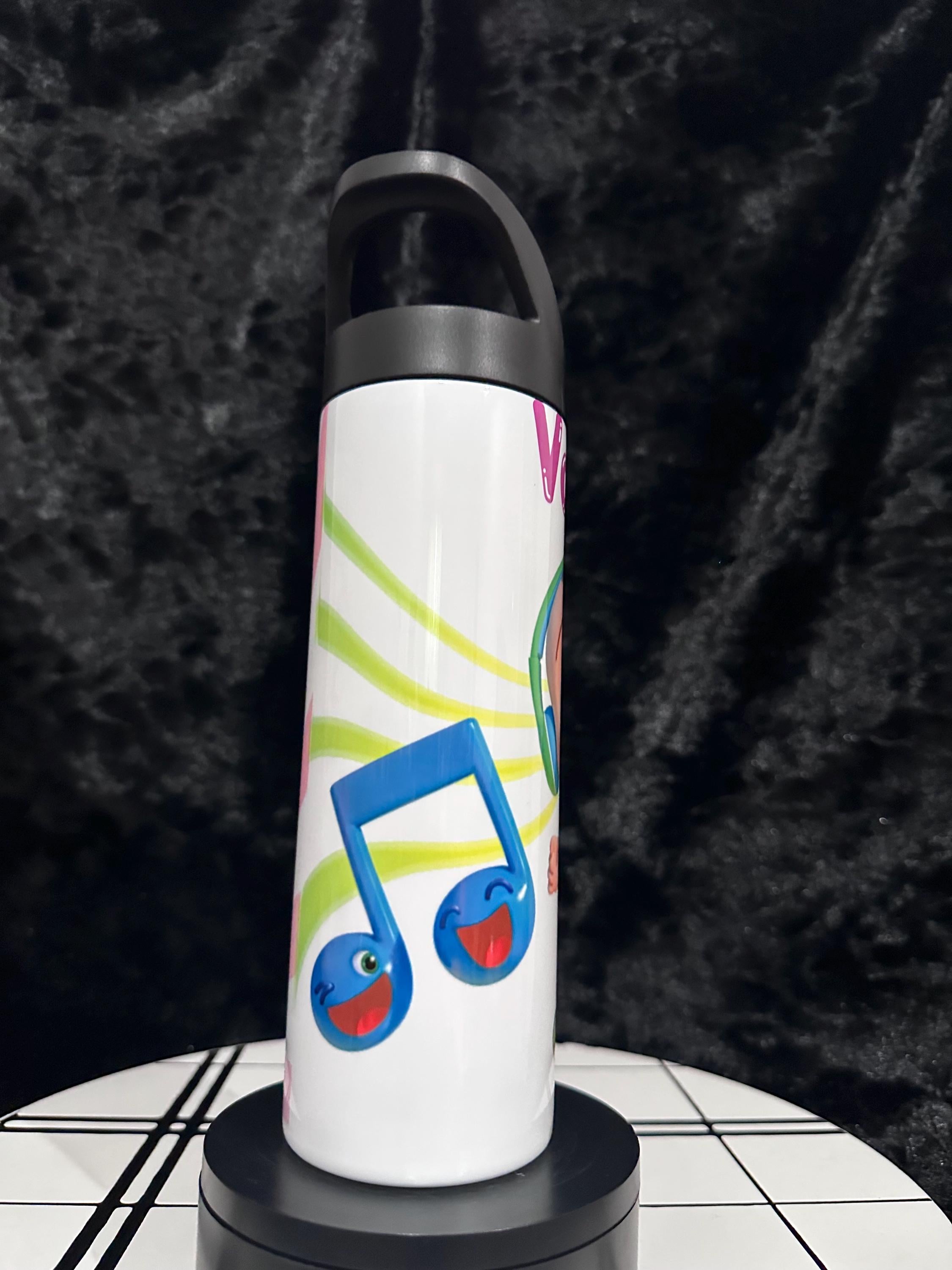 C o co m e l o n Tumbler, Custom Water Tumbler, 16oz 20oz Custom Tumbler, JJ Water Tumbler for Kids, School Water Bottle, Kids Return Gifts