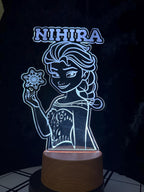 Elsa Night Light, Kids Night Light, Cute Night Light, Custom Night Light, Gift for Kids, Personalized Night Light, Night Light, Gifts