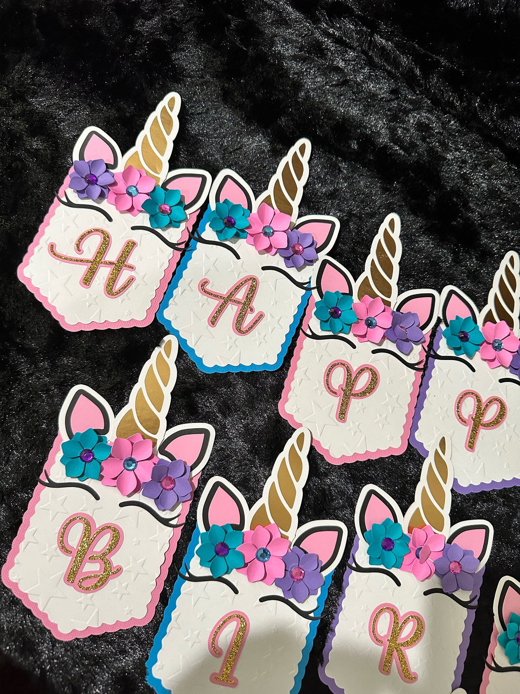 Unicorn Birthday Banner, Birthday Banner, Custom Birthday Banner, Happy Birthday Banner, Banner, Party Decorations, Party Supplies, Banners