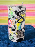 Soccer Girls Tumbler, Soccer Tumbler, 12oz Tumbler, 20oz Tumbler, Return Gifts, Kids Tumblers, Birthday Tumblers, Custom Gifts, Tumblers