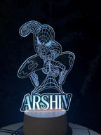 Spiderman Night Light, Kids Night Light, Cute Night Light, Custom Night Light, Gift for Kids, Personalized Night Light, Night Light, Gifts