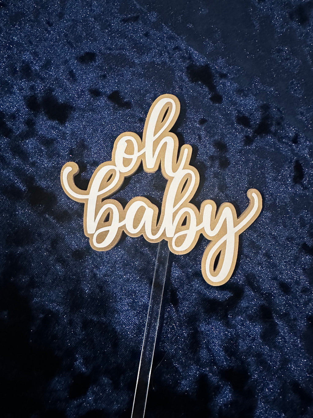 Oh Baby Caketopper, Caketopper, Custom Caketopper, Birthday Caketopper, Baby Shower Caketopper, Cake-Topper, Baby Topper, OhBaby Caketopper