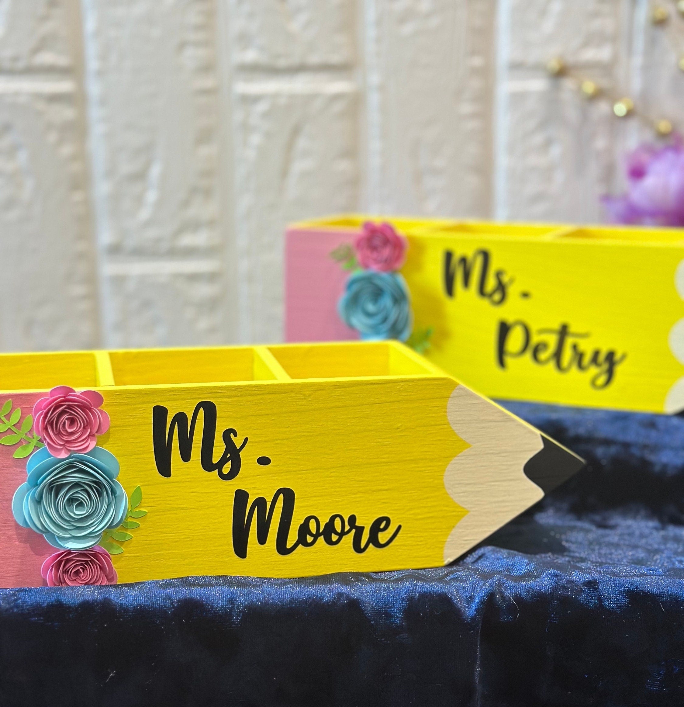 Teacher Pencil Holder, Teacher Gifts, Teacher Appreciation Gifts, Teacher Year End Gifts, Teacher Desk Pencil Holder, Back to School Gifts