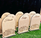 Wooden Earring Stand, Earring Display, Arch Earring stand, Gifts for Her, Girls Earring Holder, Engraved Earring Stand, Jewelry Dispay stand