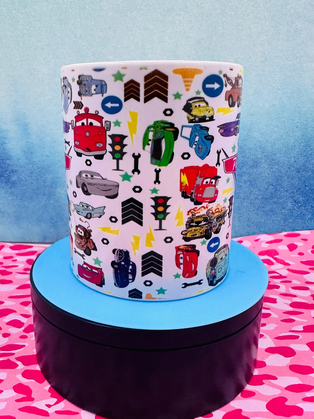 Personalized Cars Mug, Custom Mug, 11oz Mug, Return Gifts, Kids Mugs, Kids Return Gifts, Kids Drinkware, Custom Return Gifts, Kids Cars Mug