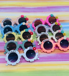 Personalized Sunglasses for Kids, Daisy Sunglasses for kids, Toddler Sunglasses, Flower Glasses, Custom Glasses, Party Favors, Valentines