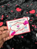 Valentine Cards with Bubble Wand,Classroom Valentines, Valentine card,Kids Valentines